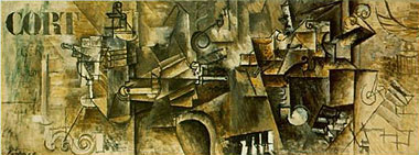 Pablo Picasso, Still Life with Piano, 1911